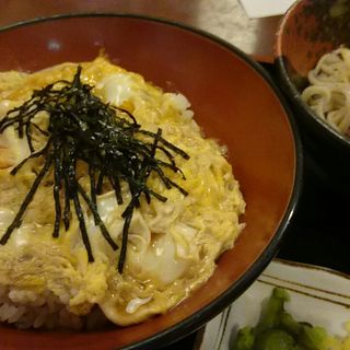 玉子丼セット(そば処・祐)