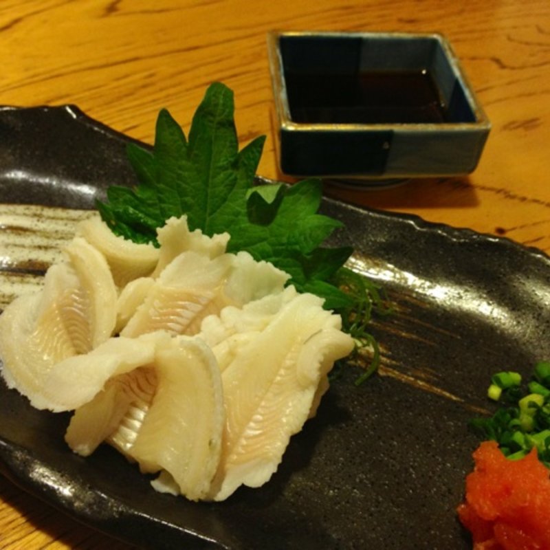 活き穴子の洗い(富久鮨 池袋西口店)