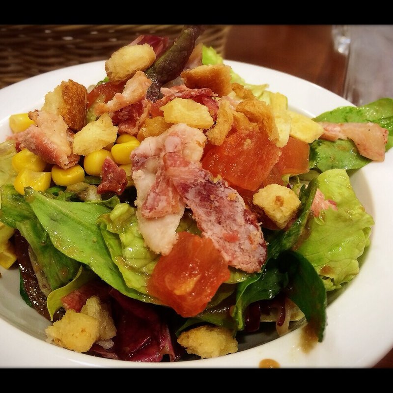 ベーコンサラダ(ルフラン レストラン)
