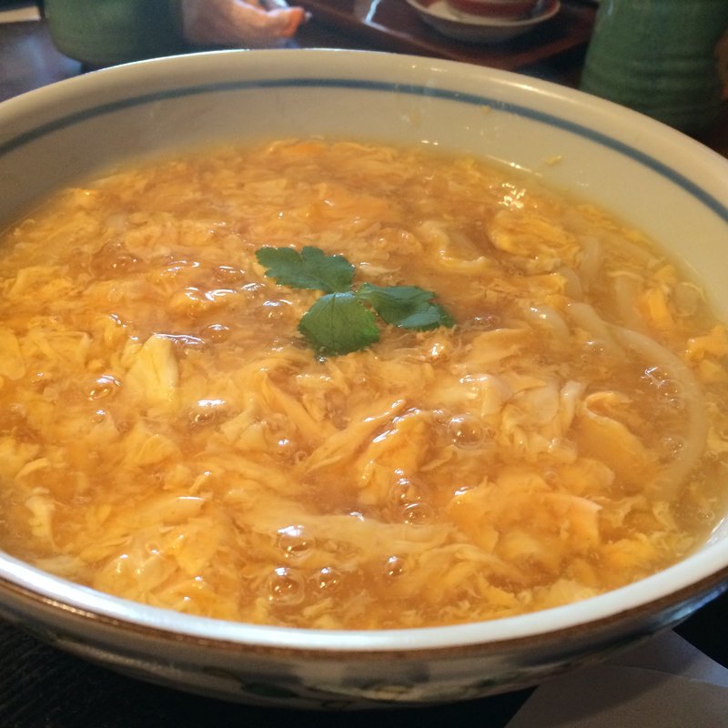 鶏卵うどん(武蔵坊 （むさしぼう）)