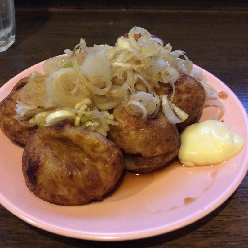 秘伝ネギポン酢たこ焼き(名匠 たこ焼 上木家 大塚本店)