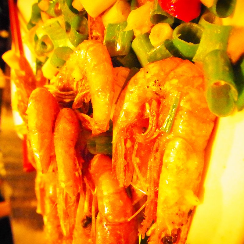 えびの唐辛子揚げ(臨洋港生猛活海鮮)