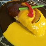 2種ソースのオムライス(かぼ茶庵 )