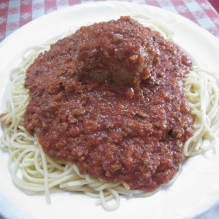 Spaghetti and meatball(Filippi's Pizza Grotto)