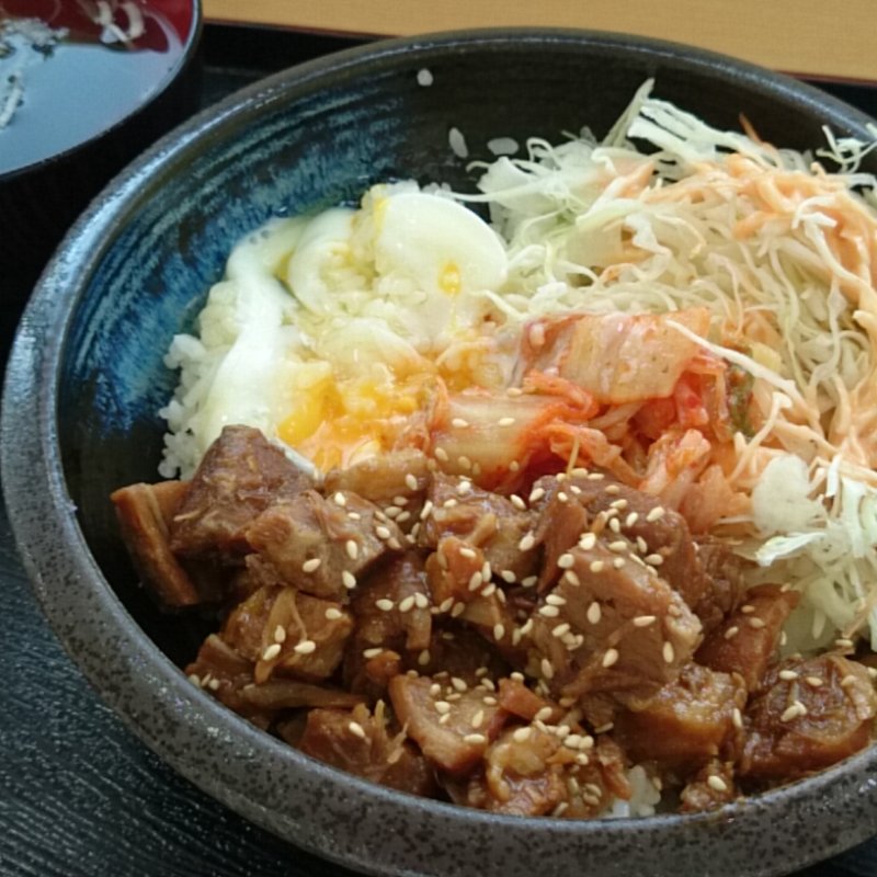 ラフテー丼(中城パーキングエリア(下り線)レストラン)