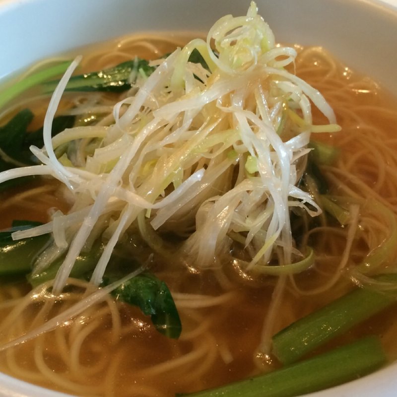 ネギ汁そば(愛蓮 門戸店)