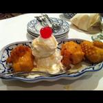 Fired Banana with Ice cream(Rose Garden )