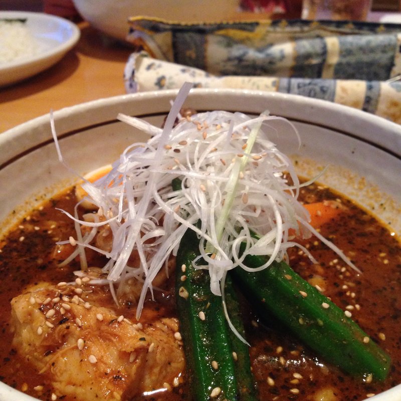 角煮スープカレー(らっきょう)
