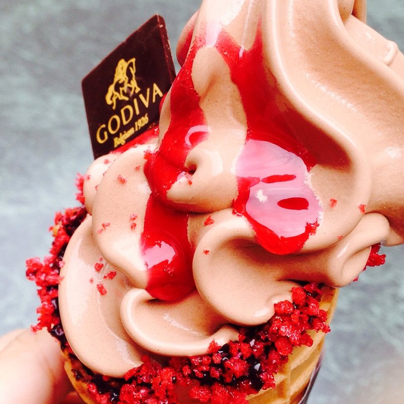 ダブルチョコレート フランボワーズ(ゴディバ ジャズドリーム長島店 （GODIVA）)