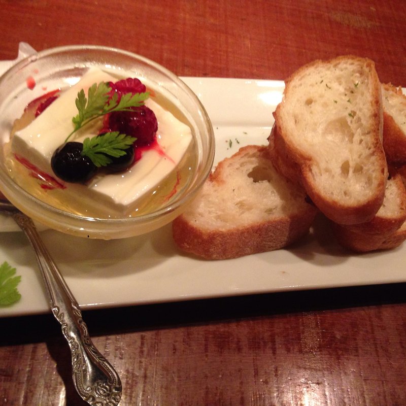 チーズ豆腐(チョップスティックカフェ 汁べゑ 渋谷店)