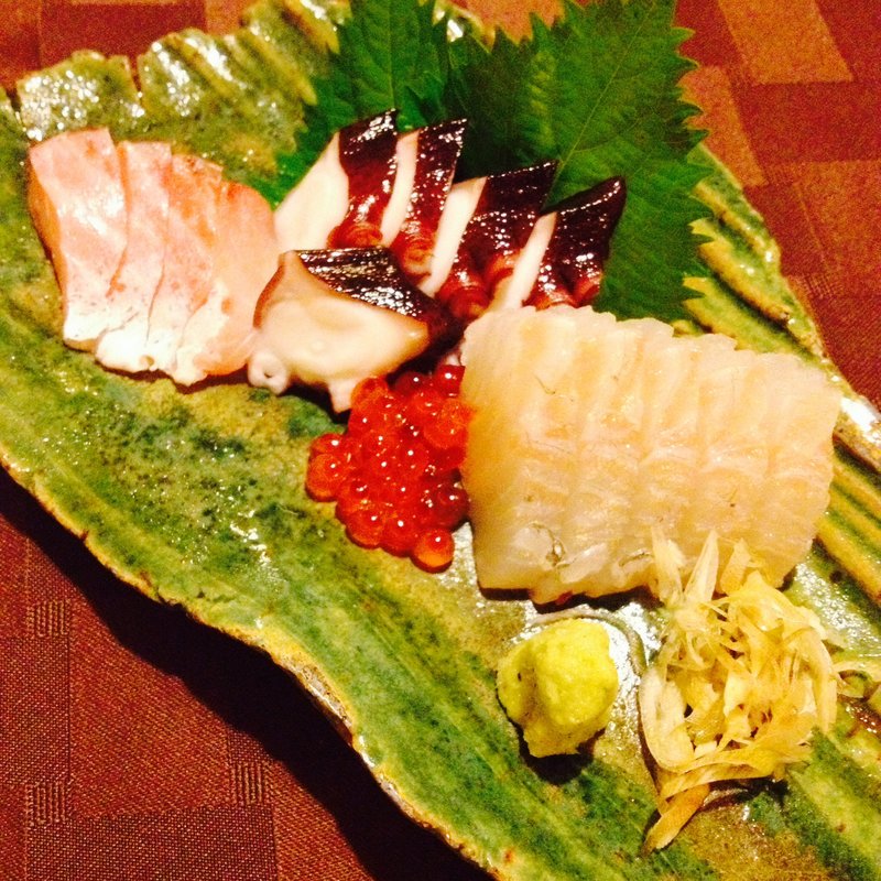 お刺身三種盛り合わせ(プロトタイプカフェYaya)