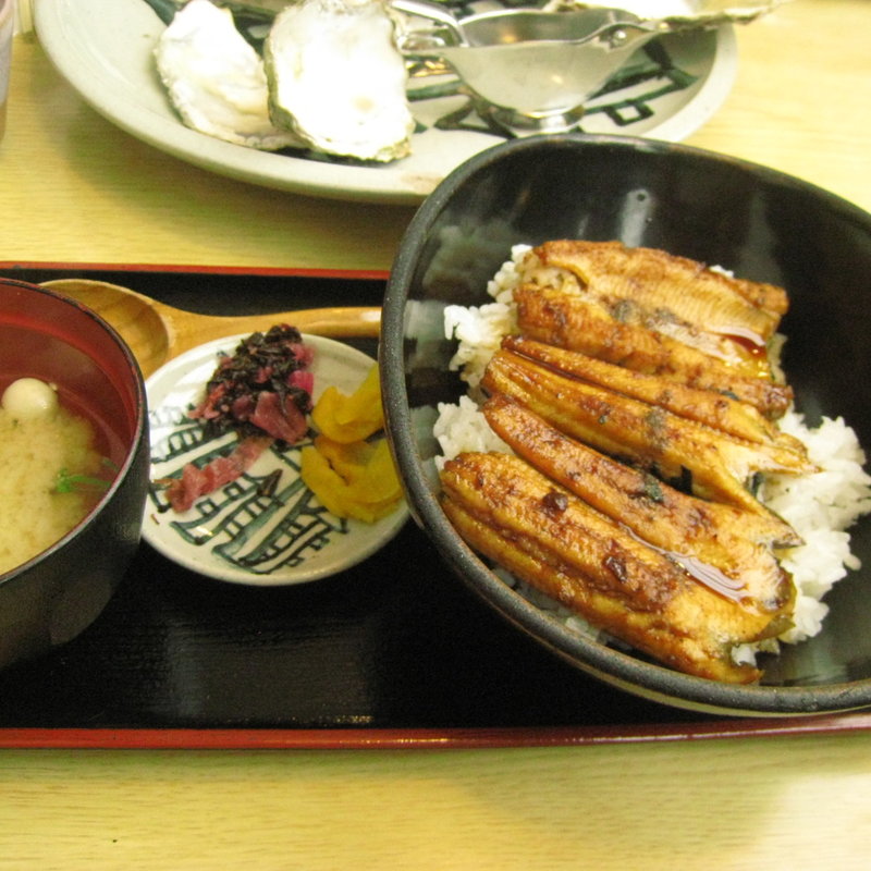 あなご丼(焼がきのはやし)