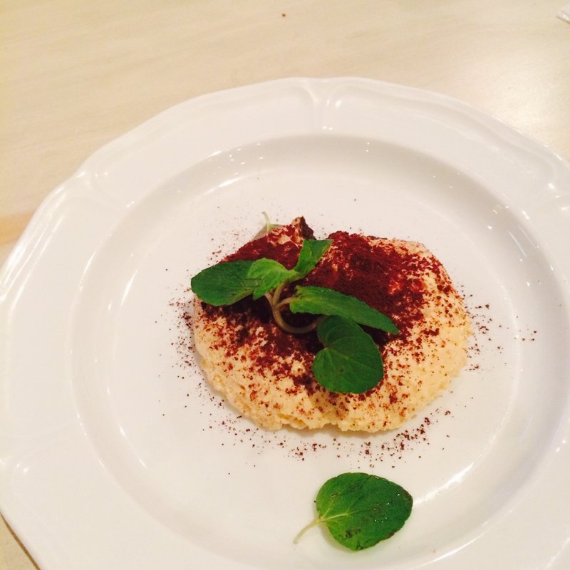 徳島県濃密卵とマスカルポーネでつくる濃厚ティラミス(マザー アース カフェ （Mother earth cafe）)