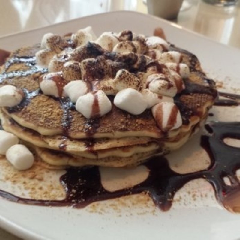 nutella s'mores pancakes(Sanford's Restaurant)