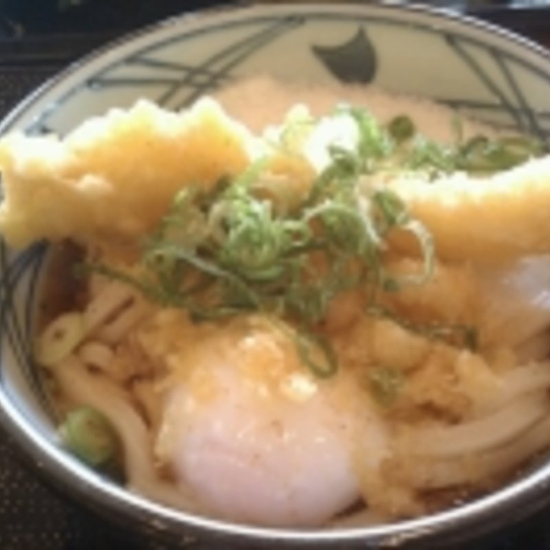 釜玉イカ天のせ(Marukame Udon)