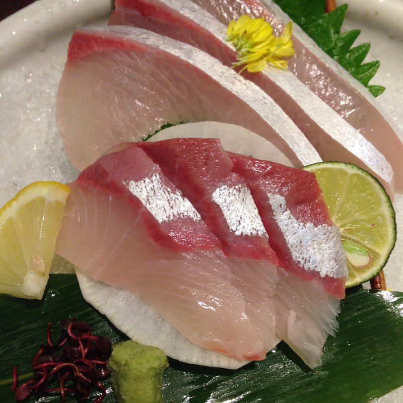 カンパチ造り(あぶり 元之蔵 ダイワロイネットホテル京都四条烏丸店 )