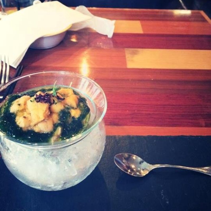 雲丹と生海苔 焼き茄子のフラン(フミーズ・グリル （fummy's grill）)