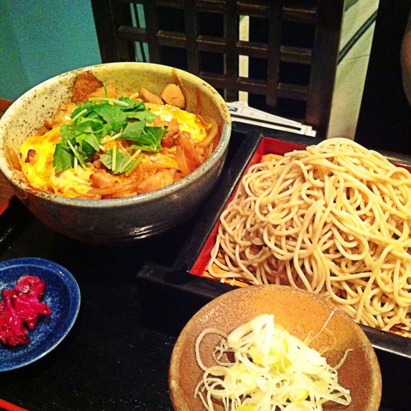 親子丼と蕎麦セット(夢やぐら浜町二丁目店)