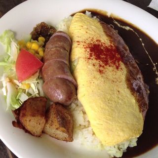 オムソーセージカレー(唯我独尊)