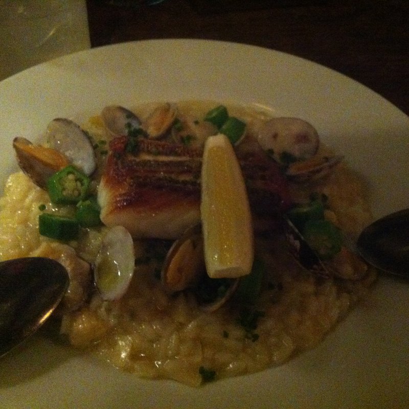 真鯛のポワレ　リゾット添え(Caro.)