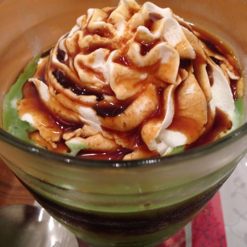 黒蜜抹茶フローズン(ナナズグリーンティー遠鉄百貨店)