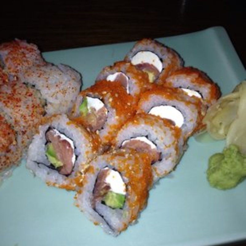 フィラデルフィアロール（サーモンとクリームチーズ巻）(Masa Sushi and Grill)