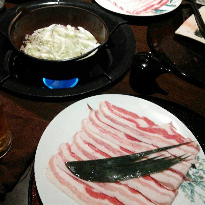 黒豚ねぎだくしゃぶしゃぶ(味膳まさむね)