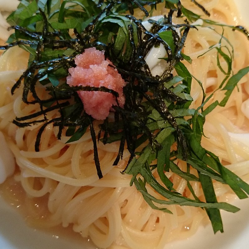 イカと大葉の明太子パスタ(Pizzeria1830)