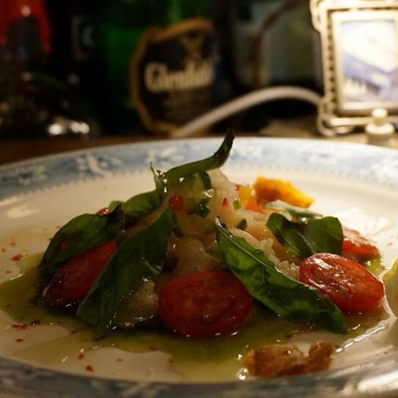 ホタテのカルパッチョ(Caro.)