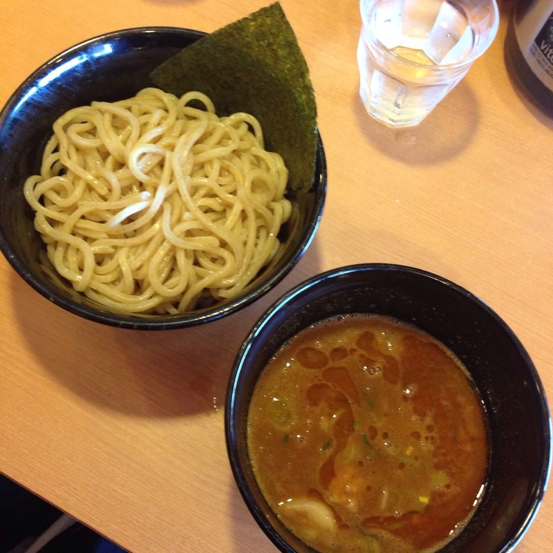 海老つけ麺(極つ庵 （ごっつあん）)