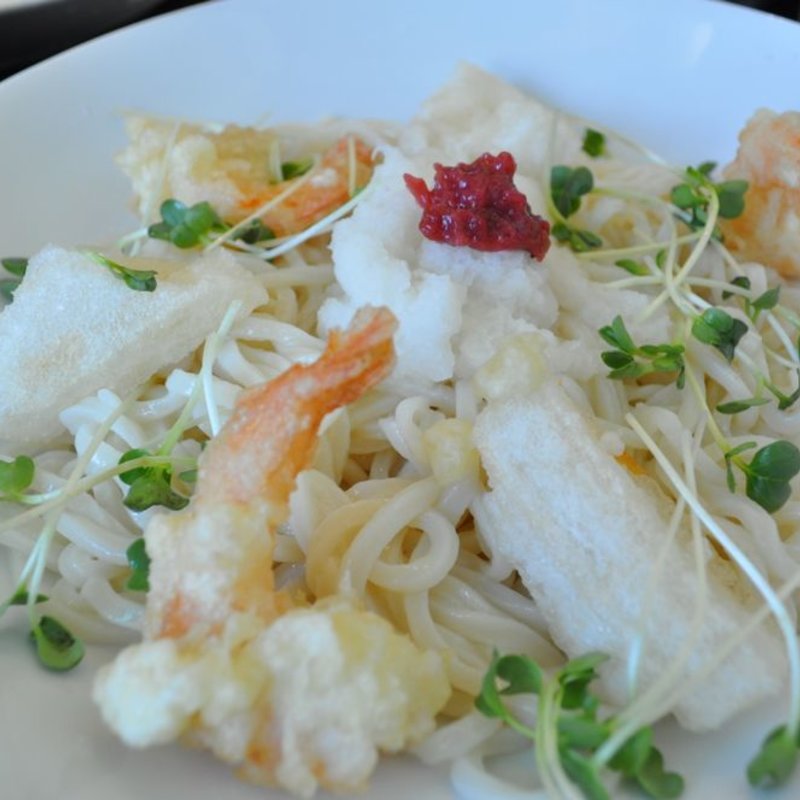 海老餅天ぶっかけ（冷）(近江ささや)