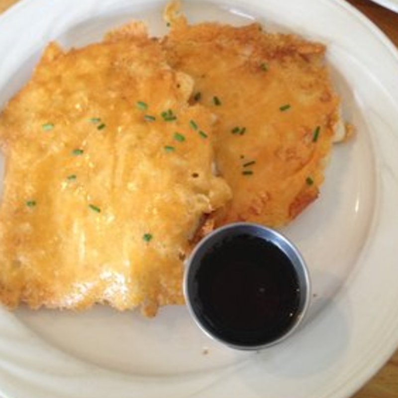 Mac & Cheese pancakes(Morning Glass)