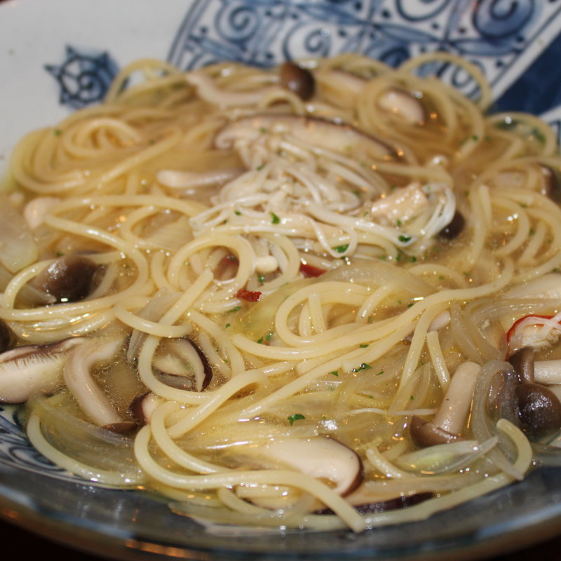 きのこスパゲッティー(虎鳥屋)