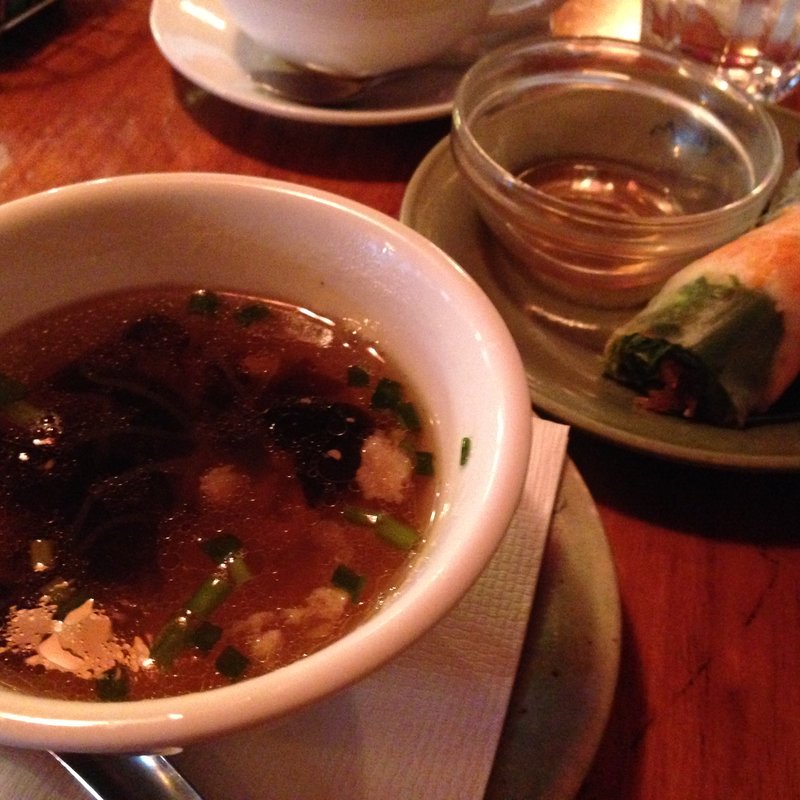 本日のスープと春巻きセット(モンスーンカフェ 麻布十番 （Monsoon Cafe）)