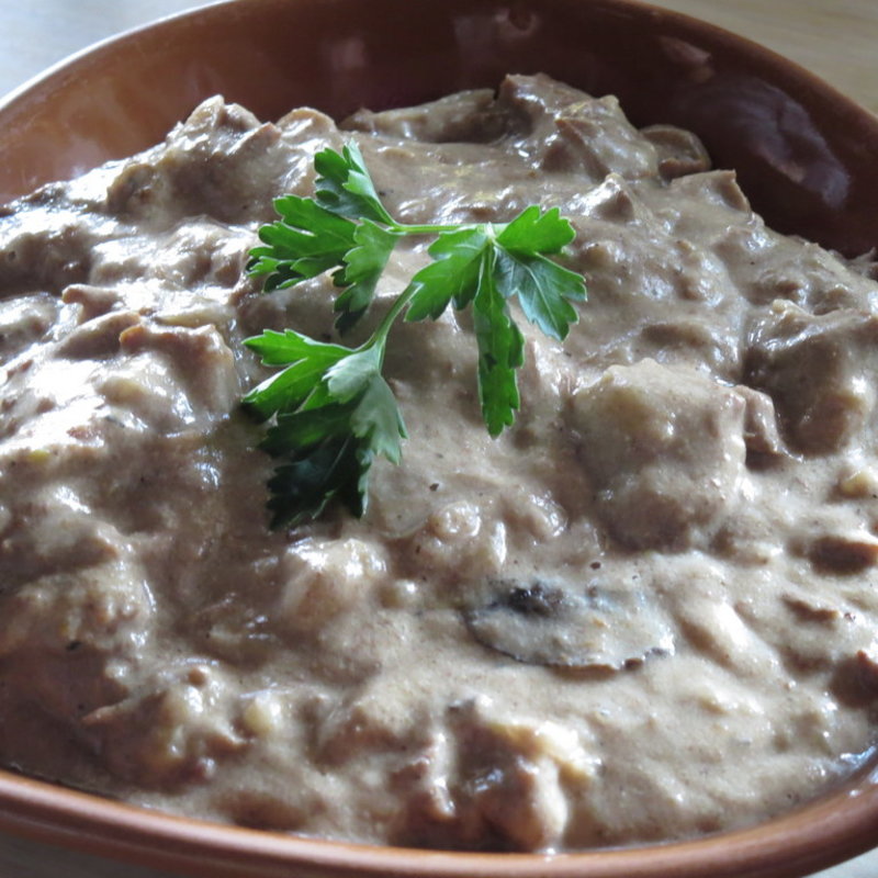 ビーフストロガノフ(The Village House Kalina)