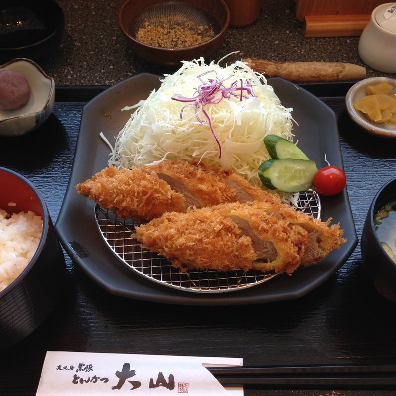 ヒレカツ御膳(とんかつ大山　鹿児島中央駅店)