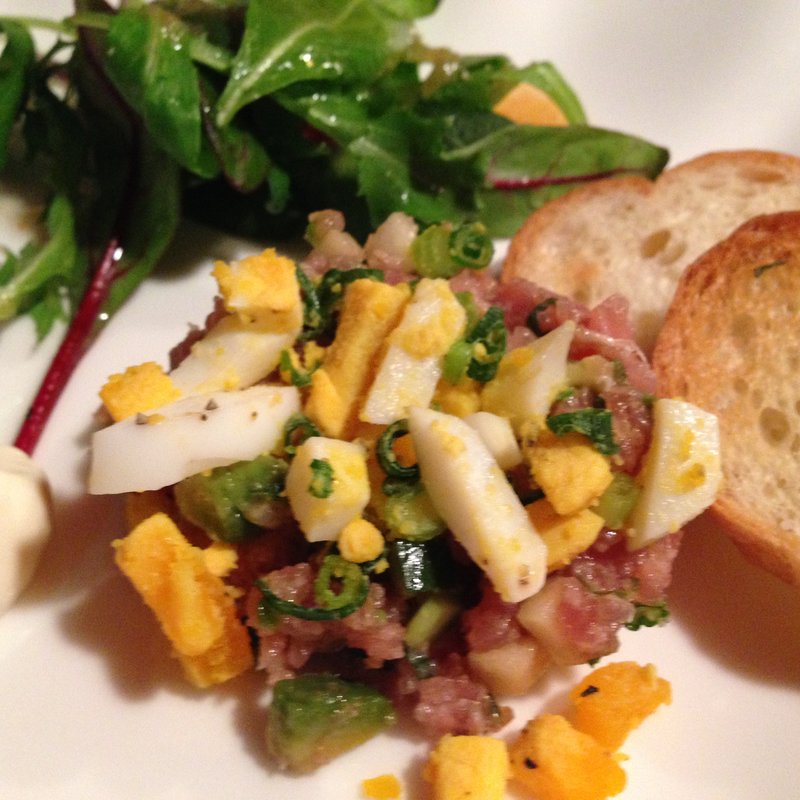 まぐろとたまごのタルタル　コース(アイビー)