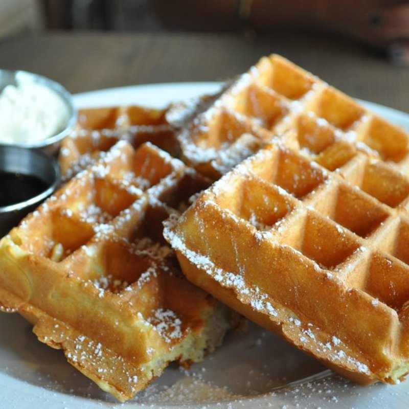CAST IRON WAFFLES(Rocks On The River)