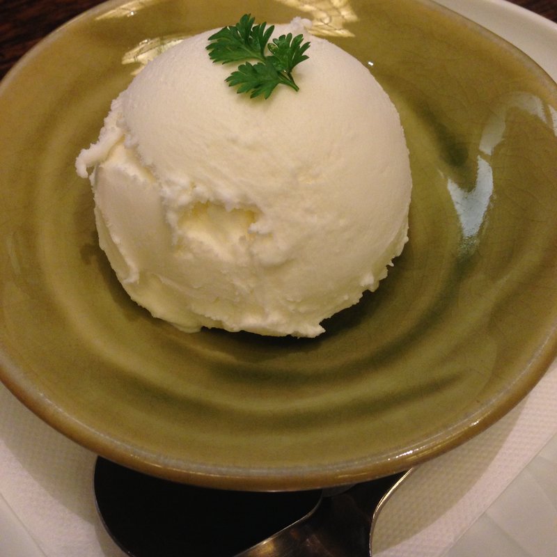 米粉アイスクリーム(龍言　安穏亭)