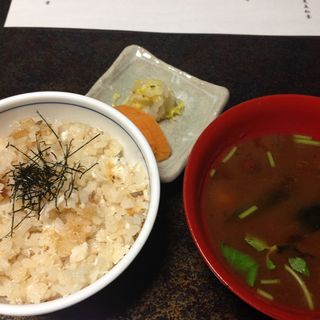 鯛ご飯とお味噌汁　コース(さち家)