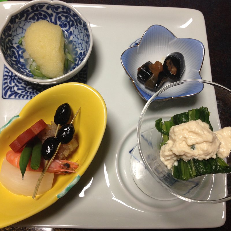 前菜4種　コース(さち家)