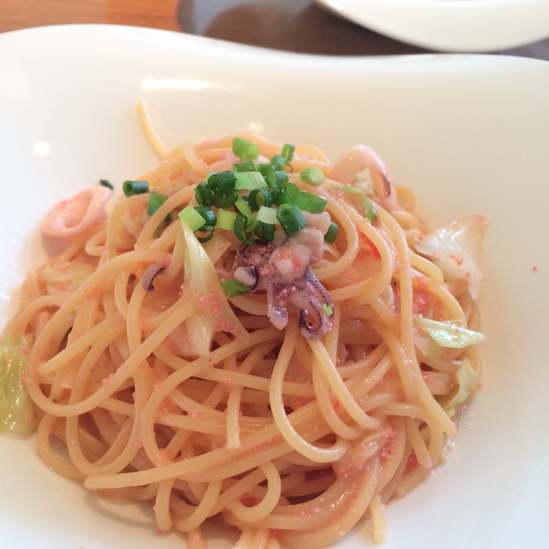 ヤリイカと明太子のパスタ(ブルズガーデン (BULL'S GARDEN))