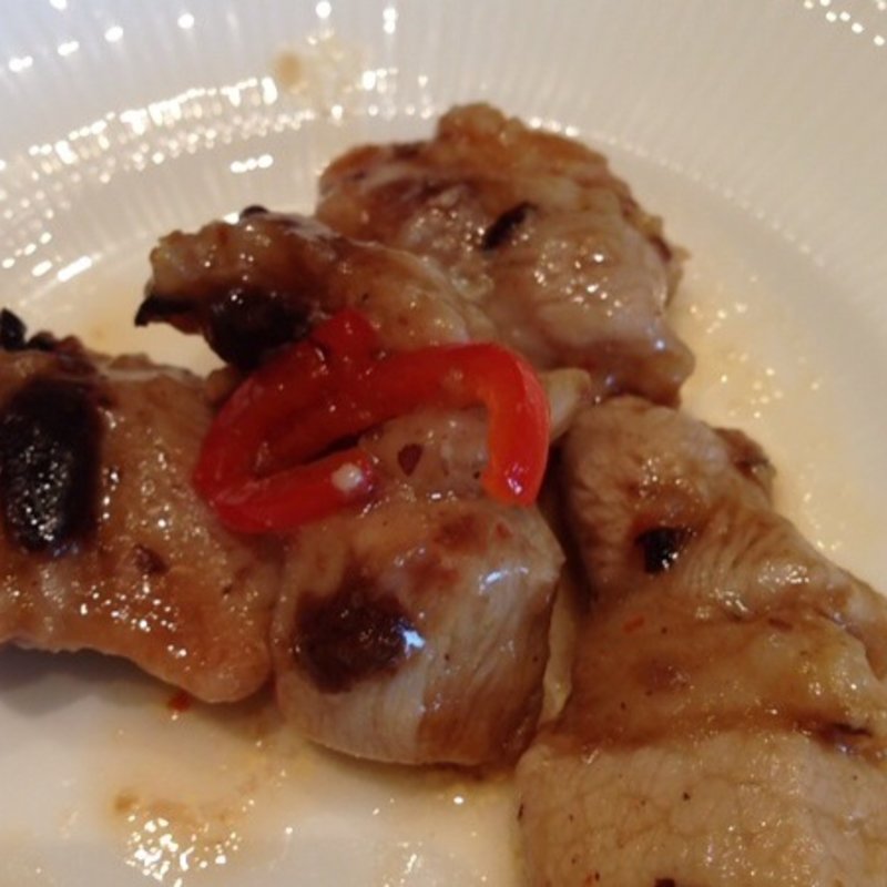 骨つきバラ肉の味噌炒め(福臨門酒家)