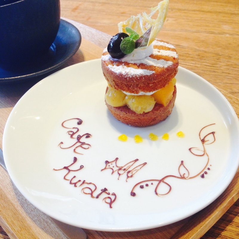 ケーキセット(カフェくらた)