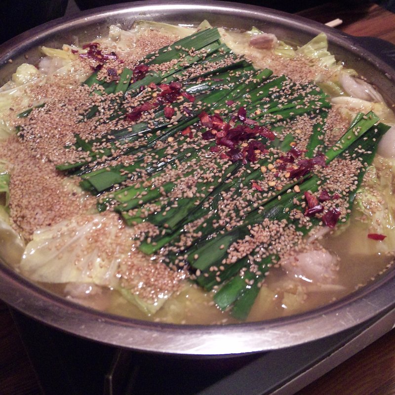 モツ鍋（醤油）(鍋秀 岩塚店)