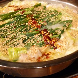 モツ鍋（味噌）(鍋秀 岩塚店)