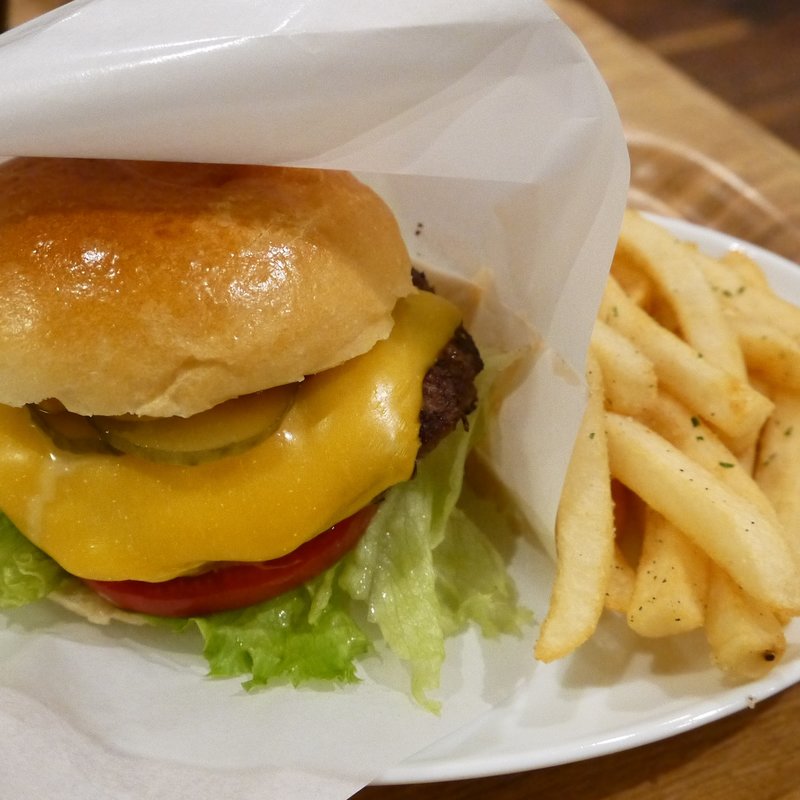 チーズバーガー(ザラメ 日進竹の山)