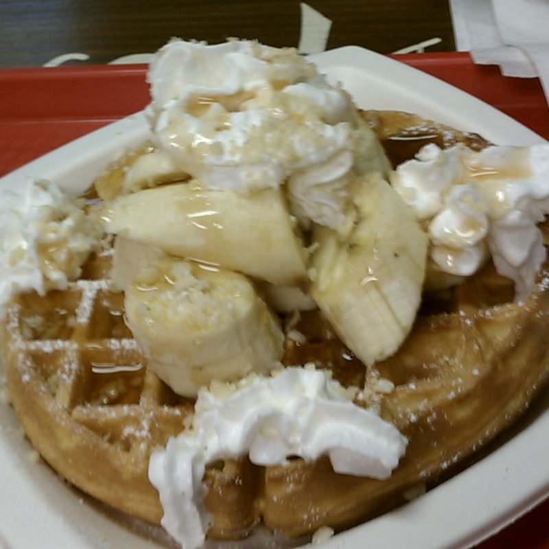 バナナ・マカデミア・ワッフル(Kono's Restaurant)