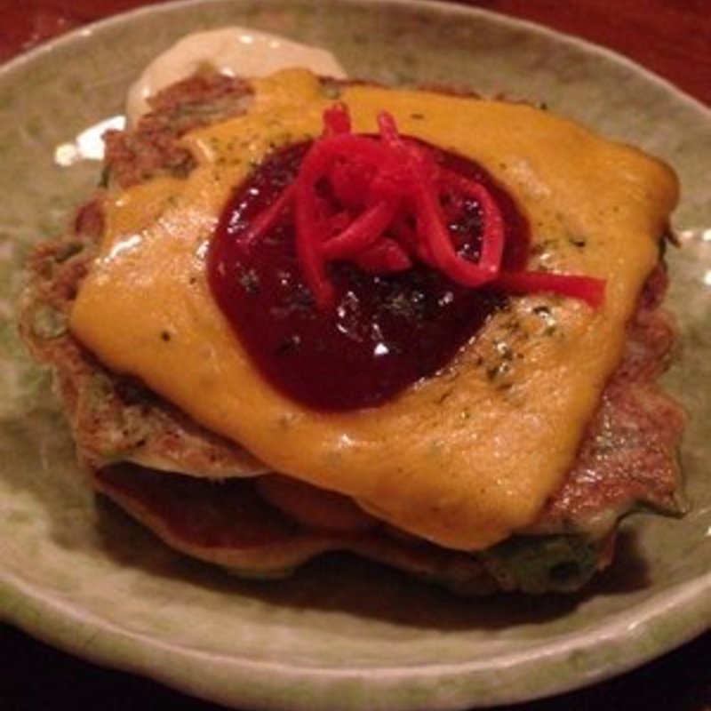 チーズお好み焼き(VILLAGE YOKOCHO)