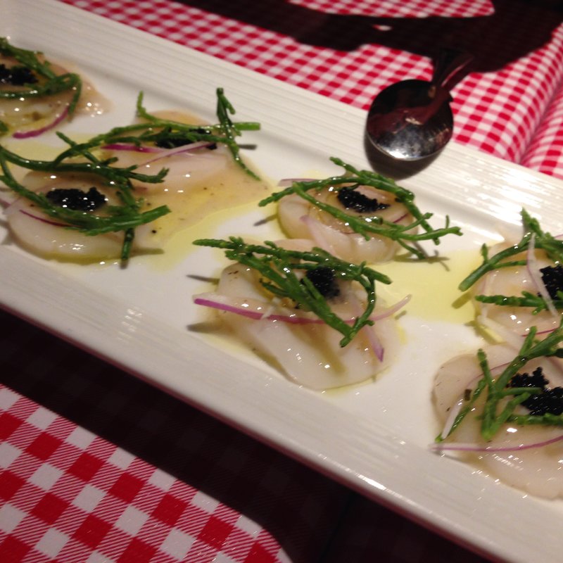 ホタテのカルパッチョ(arancino )